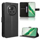 For Honor Magic6 5G Diamond Texture Leather Phone Case(Black) - 1