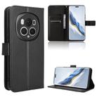 For Honor Magic6 Pro Diamond Texture Leather Phone Case(Black) - 1