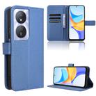 For Honor Play 50 Plus Diamond Texture Leather Phone Case(Blue) - 1