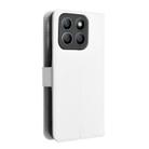For Honor X8b 4G Diamond Texture Leather Phone Case(White) - 3