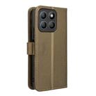 For Honor X8b 4G Diamond Texture Leather Phone Case(Brown) - 3