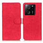 For Xiaomi 13T 5G / Redmi K60 Ultra 5G KHAZNEH Retro Texture Flip Leather Phone Case(Red) - 1