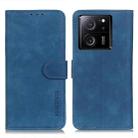 For Xiaomi 13T 5G / Redmi K60 Ultra 5G KHAZNEH Retro Texture Flip Leather Phone Case(Blue) - 1