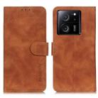 For Xiaomi 13T 5G / Redmi K60 Ultra 5G KHAZNEH Retro Texture Flip Leather Phone Case(Brown) - 1