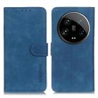 For Xiaomi 14 Ultra KHAZNEH Retro Texture Flip Leather Phone Case(Blue) - 1