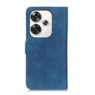 For Xiaomi Poco F6 / Redmi Turbo 3 KHAZNEH Retro Texture Flip Leather Phone Case(Blue) - 3