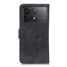 For Xiaomi Poco F6 Pro KHAZNEH Retro Texture Flip Leather Phone Case(Black) - 3