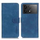 For Xiaomi Redmi K70 5G / K70 Pro 5G KHAZNEH Retro Texture Flip Leather Phone Case(Blue) - 1