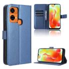 For Oukitel C33 Diamond Texture Leather Phone Case(Blue) - 1