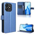 For Oukitel C51 Diamond Texture Leather Phone Case(Blue) - 1