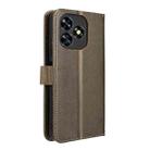 For Oukitel C51 Diamond Texture Leather Phone Case(Brown) - 3