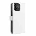 For Oukitel C53 Diamond Texture Leather Phone Case(White) - 3