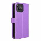 For Oukitel C53 Diamond Texture Leather Phone Case(Purple) - 3