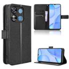 For Oukitel C57S Diamond Texture Leather Phone Case(Black) - 1