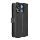 For Oukitel C57S Diamond Texture Leather Phone Case(Black) - 3