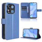 For Oukitel C57S Diamond Texture Leather Phone Case(Blue) - 1