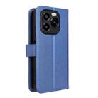 For Oukitel C65 / C65 Pro Diamond Texture Leather Phone Case(Blue) - 3