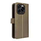 For Oukitel C65 / C65 Pro Diamond Texture Leather Phone Case(Brown) - 3