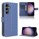 For Samsung Galaxy S23 FE 5G Diamond Texture Leather Phone Case(Blue) - 1