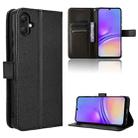 For Samsung Galaxy A05 4G Diamond Texture Leather Phone Case(Black) - 1