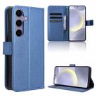 For Samsung Galaxy S24+ 5G Diamond Texture Leather Phone Case(Blue) - 1