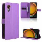 For Samsung Galaxy Xcover 7 Diamond Texture Leather Phone Case(Purple) - 1