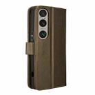 For Sony Xperia 1 VI 2024 Diamond Texture Leather Phone Case(Brown) - 3