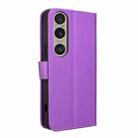 For Sony Xperia 1 VI 2024 Diamond Texture Leather Phone Case(Purple) - 3