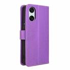 For Sony Xperia 10 VI 2024 Diamond Texture Leather Phone Case(Purple) - 3