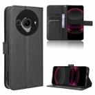 For Sharp Aquos R8 Pro / Leica Leitz Phone 3 Diamond Texture Leather Phone Case(Black) - 1