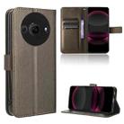 For Sharp Aquos R8 Pro / Leica Leitz Phone 3 Diamond Texture Leather Phone Case(Brown) - 1