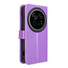 For Sharp Aquos R9 Pro Diamond Texture Leather Phone Case(Purple) - 3