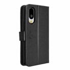 For Sharp Basio Active3 Diamond Texture Leather Phone Case(Black) - 3