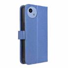 For Sharp Aquos wish5 Diamond Texture Leather Phone Case(Blue) - 3