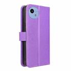 For Sharp Aquos wish5 Diamond Texture Leather Phone Case(Purple) - 3