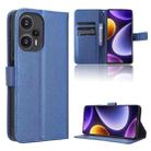 For Xiaomi Poco F5 5G Diamond Texture Leather Phone Case(Blue) - 1