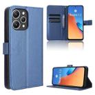 For Xiaomi Redmi 12 4G Diamond Texture Leather Phone Case(Blue) - 1