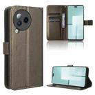 For Xiaomi Civi 3 5G Diamond Texture Leather Phone Case(Brown) - 1