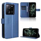 For Xiaomi 13T / 13T Pro Diamond Texture Leather Phone Case(Blue) - 1