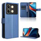 For Xiaomi Redmi Note 13R Pro 5G Diamond Texture Leather Phone Case(Blue) - 1