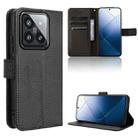 For Xiaomi 14 Diamond Texture Leather Phone Case(Black) - 1