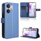 For Xiaomi Redmi 13C 5G / 13R 5G Diamond Texture Leather Phone Case(Blue) - 1