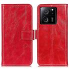 For Xiaomi 13T 5G / Redmi K60 Ultra 5G Retro Crazy Horse Texture Leather Phone Case(Red) - 1