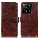 For Xiaomi 13T 5G / Redmi K60 Ultra 5G Retro Crazy Horse Texture Leather Phone Case(Brown) - 1