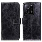 For Xiaomi 13T 5G / Redmi K60 Ultra 5G Retro Crazy Horse Texture Leather Phone Case(Black) - 1