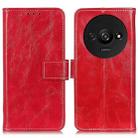 For Xiaomi Redmi A3 Retro Crazy Horse Texture Leather Phone Case(Red) - 1