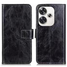 For Xiaomi Poco F6 / Redmi Turbo 3 Retro Crazy Horse Texture Leather Phone Case(Black) - 1