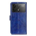 For Xiaomi Redmi K70 5G / K70 Pro 5G Retro Crazy Horse Texture Leather Phone Case(Blue) - 3