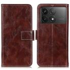 For Xiaomi Redmi K70 5G / K70 Pro 5G Retro Crazy Horse Texture Leather Phone Case(Brown) - 1