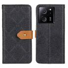 For Xiaomi 13T 5G / Redmi K60 Ultra 5G European Floral Embossed Leather Phone Case(Black) - 1